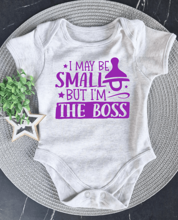 Smėlinukas bodžiukas kūdikiui „Im the Boss"