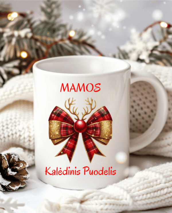 Kalėdinis Mamos kavos ir arbatos puodelis Kalėdinis Mamos kavos ir arbatos puodelis