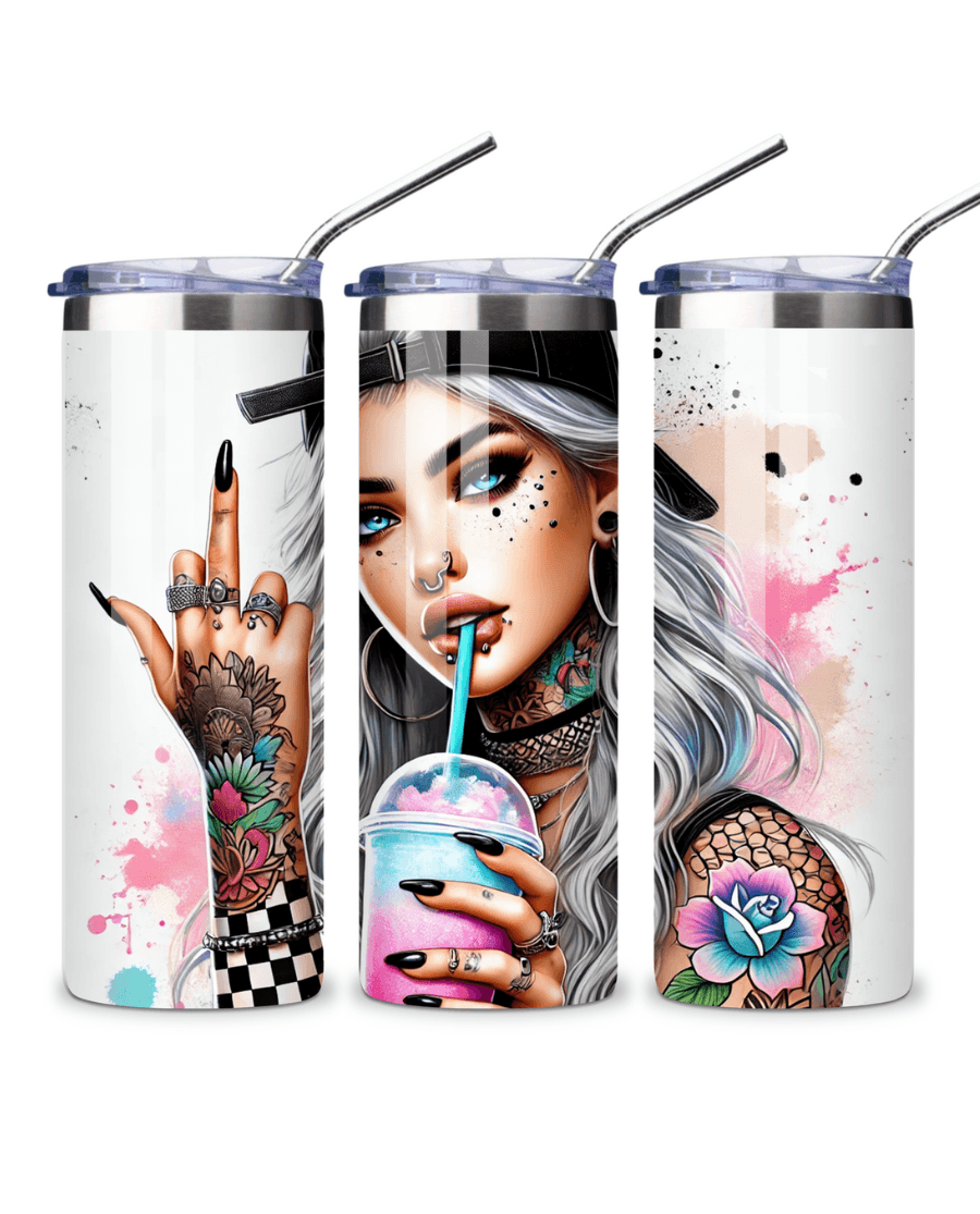 Termo gertuvė su daugkartiniu šiaudeliu F**k