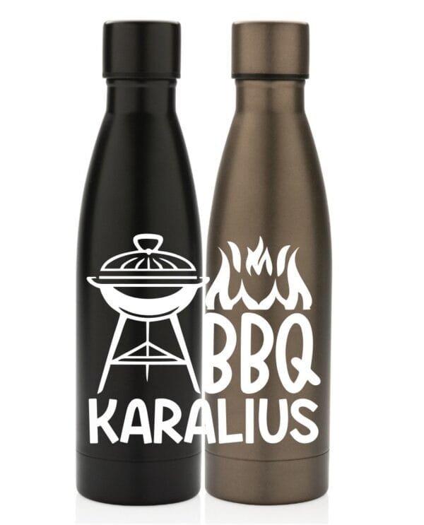 Graviruota termo gertuvė BBQ Karalius, 500ml Graviruota termo gertuvė BBQ Karalius, 500ml