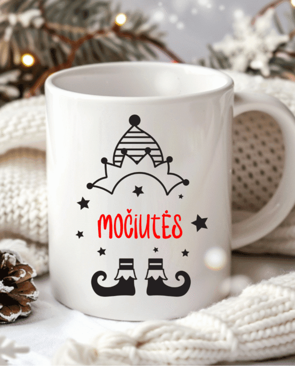 Kalėdinis Močiutės Puodelis Kalėdinis Močiutės Puodelis