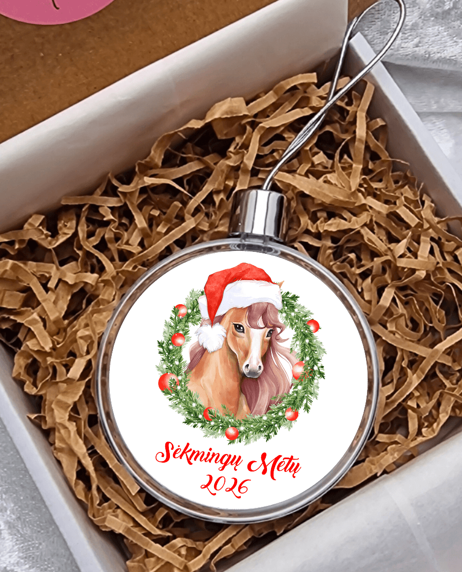 Kalėdinis eglutės žaisliukas Sėkmingų Metų