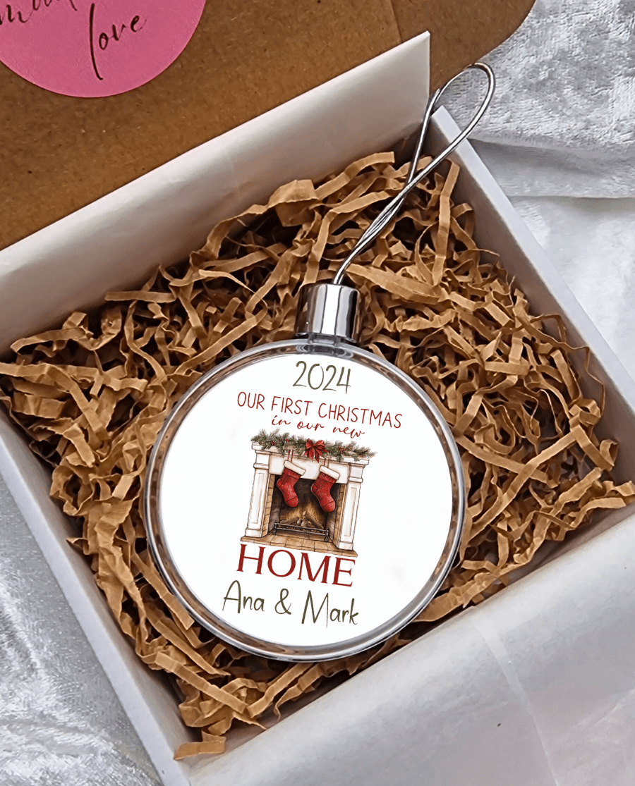 Personalizuotas-kaledinis-zaisliukas-Our-First-Christmas.png