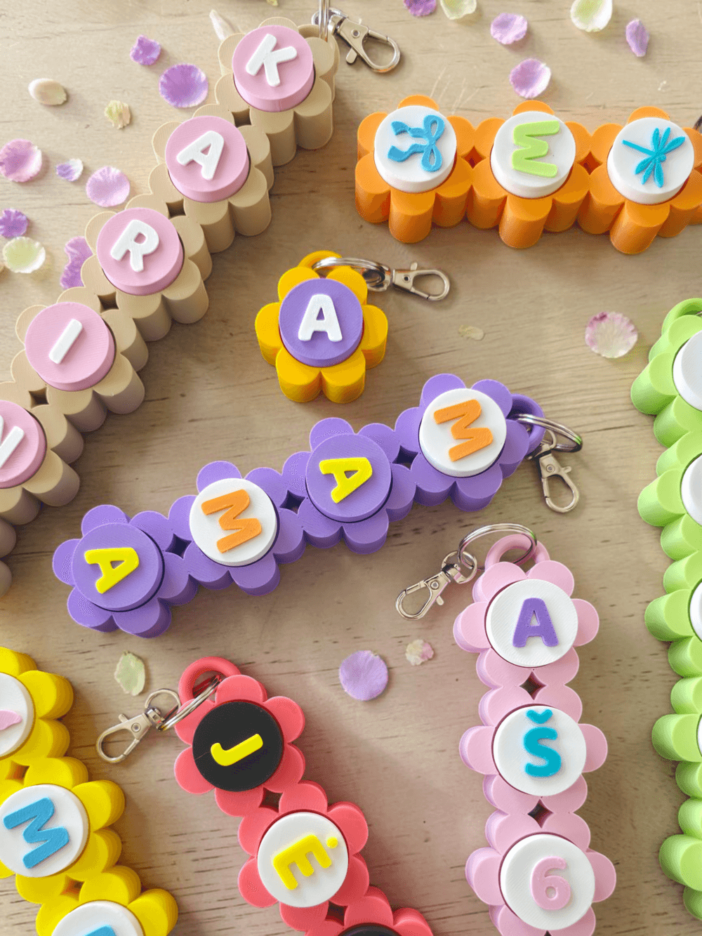 Personalizuotas WOBZI 3D spausdintas raktų pakabukas „Clicker“ Personalizuotas WOBZI 3D spausdintas raktų pakabukas „Clicker“